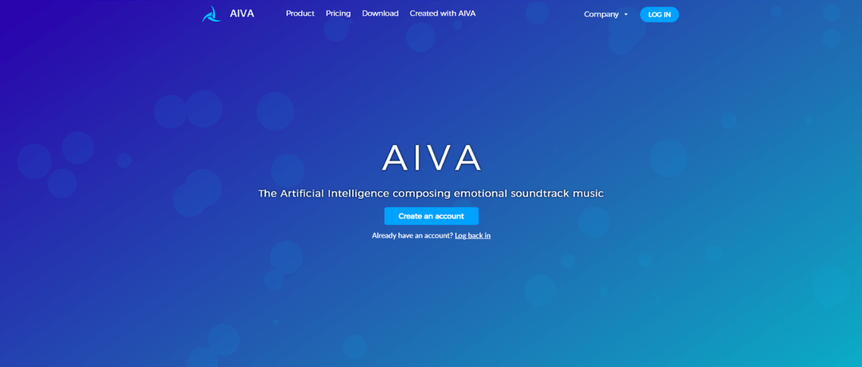 AIVA AI Music Generator